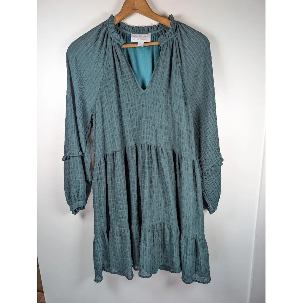 Mare Mare x Anthropologie Tiered Babydoll Mini Dress Size Anne Flowy Lightweight
